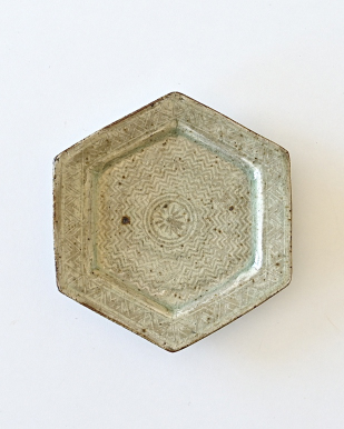 志村睦彦　三島六角小皿
