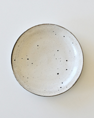 増田勉　粉引皿