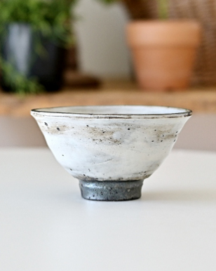 増田勉　刷毛目飯碗（大）