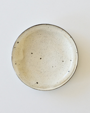 増田勉　黄粉引皿