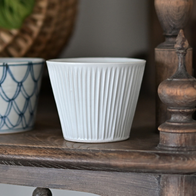 大江憲一　しのぎそば猪口（白）