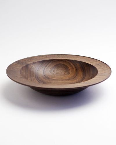 名古路英介　リムパスタボウル（ウォルナット）