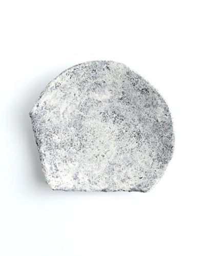 梶原妙子　粉打変形足付皿