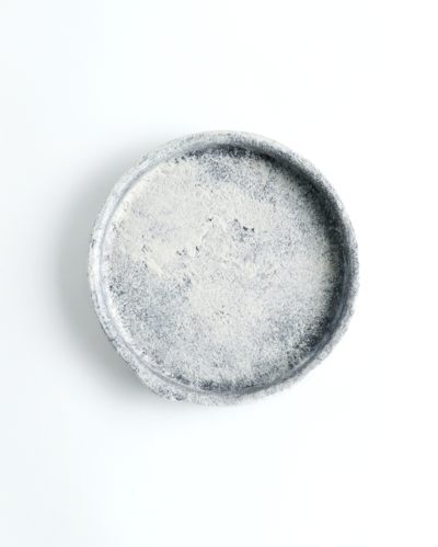 梶原妙子　粉打立縁丸皿（姫）