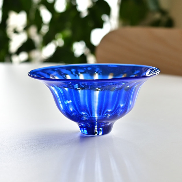 花岡央　ren鉢（コバルトブルー）