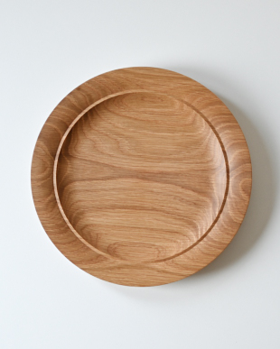 新品未使用 神野達也 リム台皿 23cm ウォールナット 【公式通販】