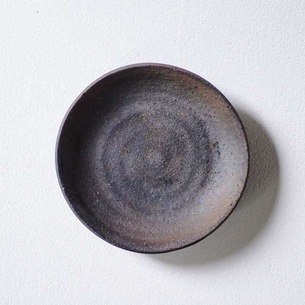 松村英治　焼締豆皿
