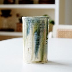 松村英治 カトラリー立て(三彩）