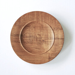 神野達也　リム皿（桜・オイル）