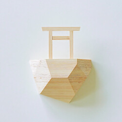 神野達也　神棚（ヒノキ・無塗装）