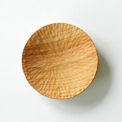 村上圭一　彫目皿（サクラφ120）