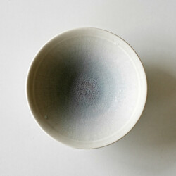 永草陽平　煌彩磁小鉢（氷青色）