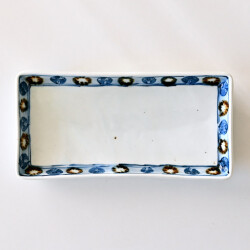 山口利枝　丸文長角皿