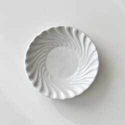 豊増一雄　手塩皿（波）