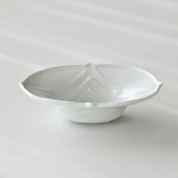 豊増一雄　七宝楕円皿