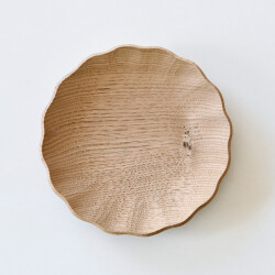 加藤良行 波丸皿（6寸・クリ）A