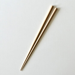 石川漆宝堂　五角箸（白摺）