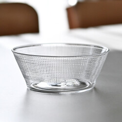 新田佳子　格子の小鉢（逆台形）