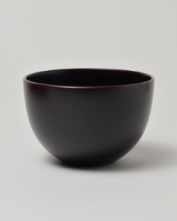 小林慎二　まゆ椀（溜）