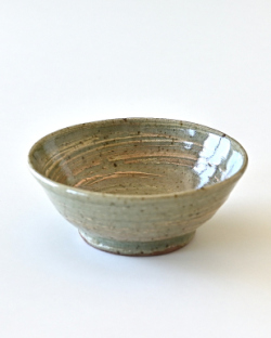 志村睦彦　刷毛目菊文鉢