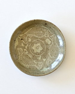 志村睦彦　三島魚文小皿