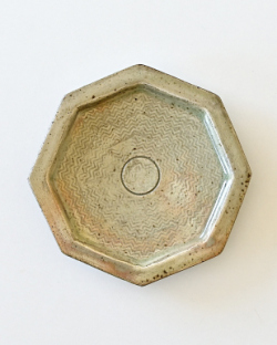 志村睦彦　三島八角5寸皿