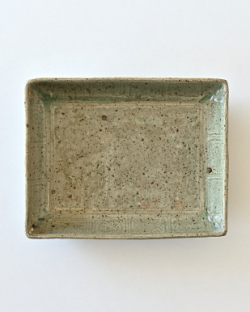 志村睦彦　三島菊文7寸角皿