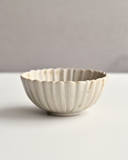 田村文宏 白磁輪花鉢