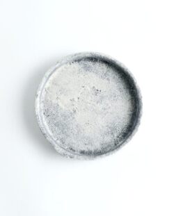 梶原妙子　粉打立縁丸皿（姫）