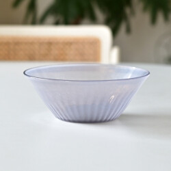 花岡央　Dusty細モール鉢（グレー）