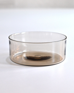 永木卓　菓子鉢 M（アンバー）