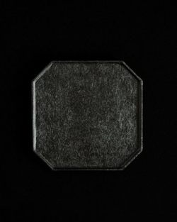 蝶野秀紀　和紙貼ティートレー八角S（黒）