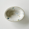 松村英治　オーバル小鉢（白）