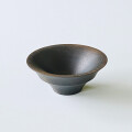 神野達也　辣韮小鉢（ウォルナット・鉄媒染オイル仕上）