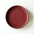 山田果林　平鉄鉢（赤）