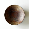 山田果林　深鉢（刷毛錆漆塗）A