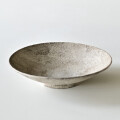渡辺信史　炭化平鉢（炭白）