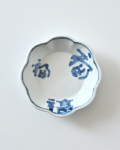 豊増一雄　福字輪花小皿
