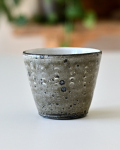 増田勉　灰釉象嵌蕎麦猪口（大）