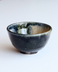 松村英治　めし碗（三彩）