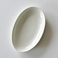 阿部春弥・みか　白磁楕円皿
