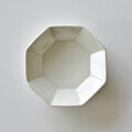 阿部春弥・みか　白磁八角小皿