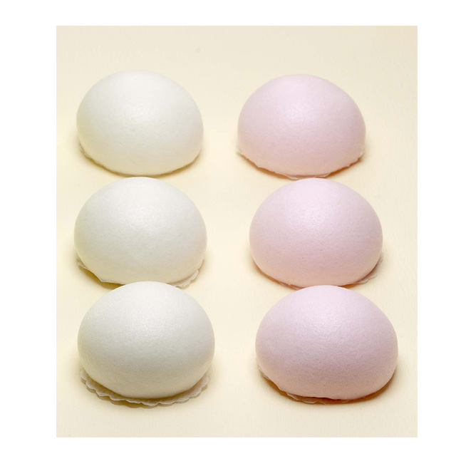 慶事用紅白薯蕷饅頭 大 2個入り化粧箱