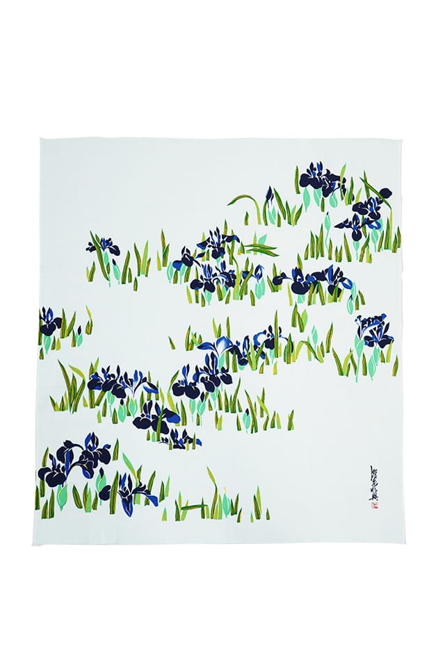 【お膳掛】かきつばた