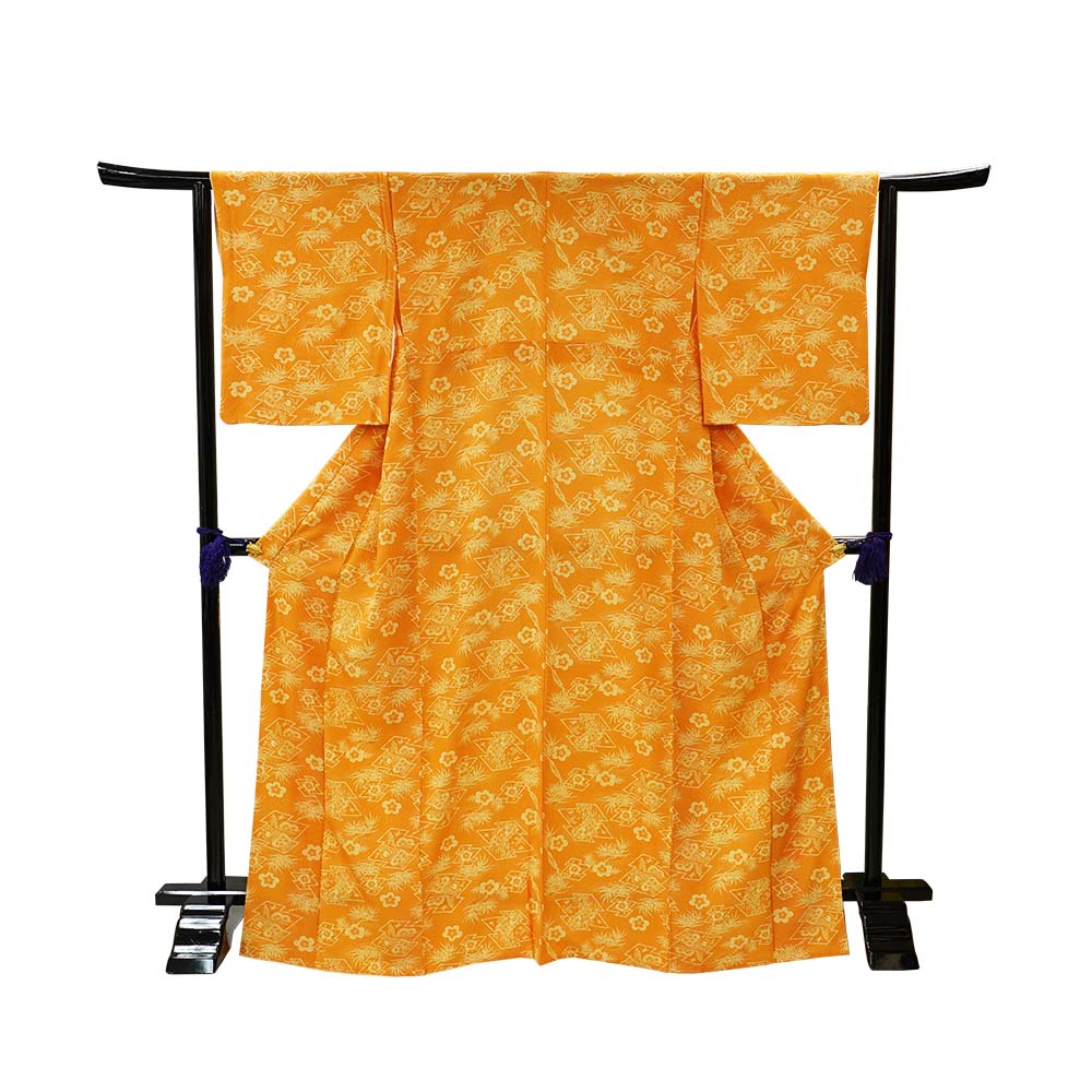 【アウトレットプレタ】 『文久小紋』 松皮菱に松竹梅