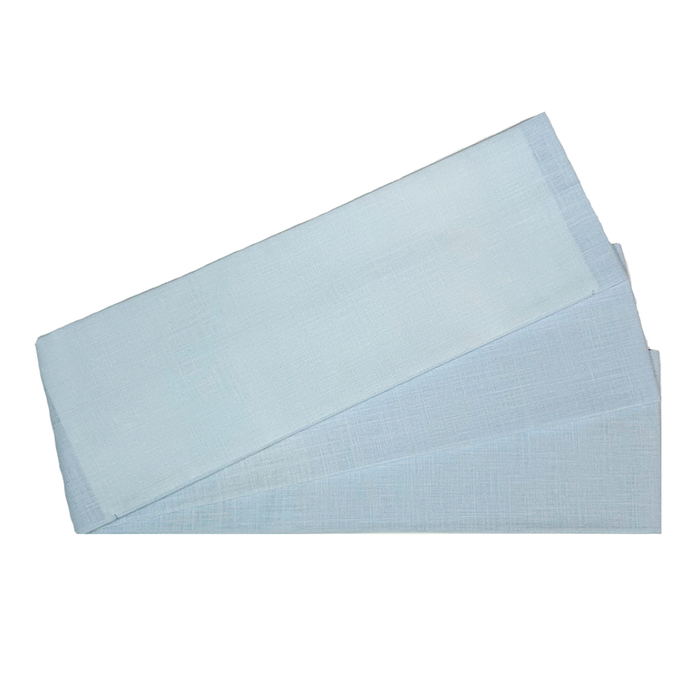 『綿芭蕉子供帯』わすれな草色