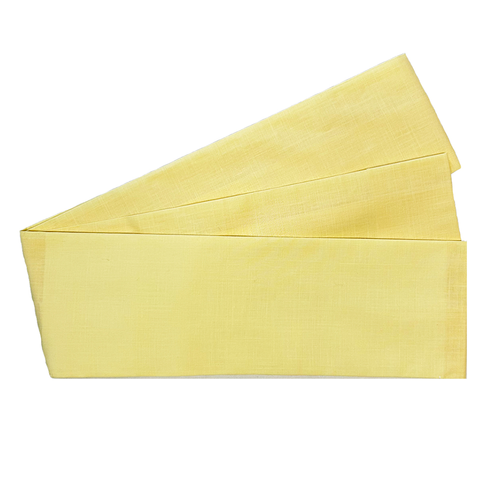 『綿芭蕉子供帯』くちなし色