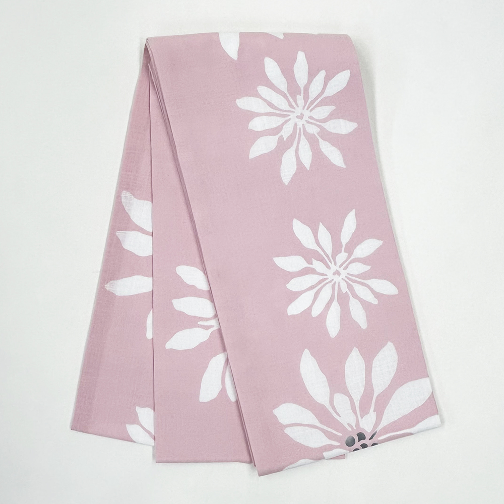 繋ぎ模様半巾帯