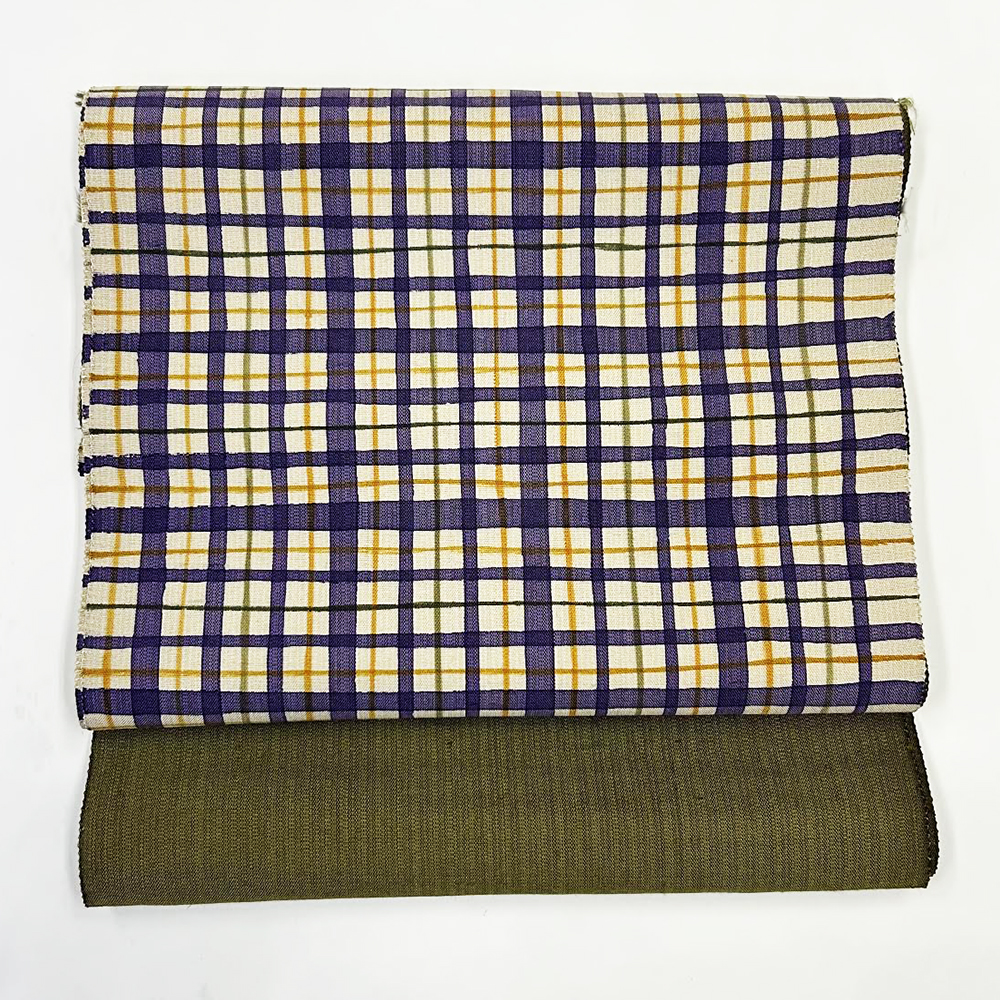 『染名古屋帯』格子