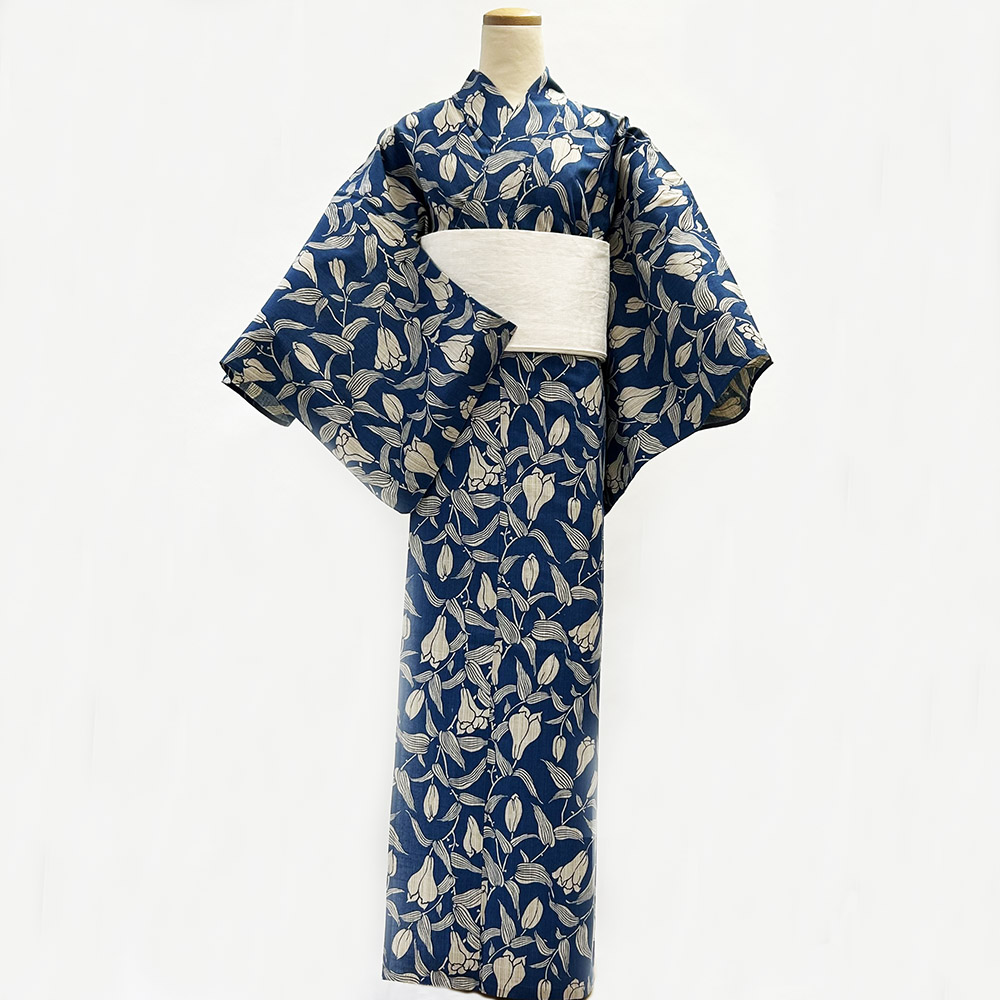 『アウトレットプレタ』奥州小紋 百合の蕾